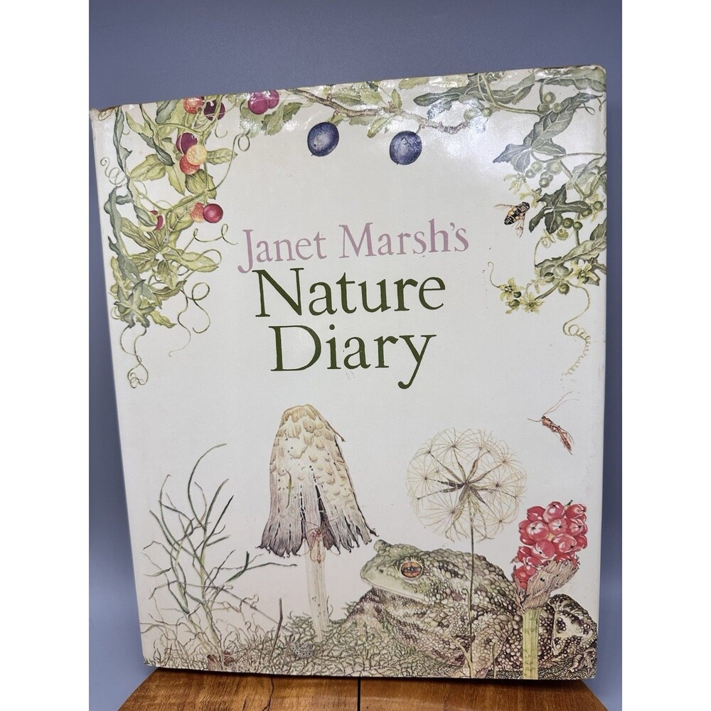 Janet Marsh's Nature Diary Illustrated HB Dj 1979 William Morrow English Country